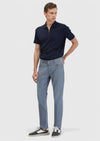 Mavi Düz Slim Fit Denim Pamuk Karışımlı Pantolon