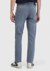 Mavi Düz Slim Fit Denim Pamuk Karışımlı Pantolon