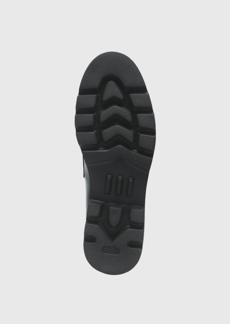Siyah Deri Casual Loafer