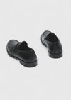Siyah Deri Casual Loafer