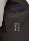 Bordo Düz Comfort Fit Örme Takım Elbise