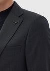 Antrasit Çizgili Thin&taller Slim Fit %100 Yün Takım Elbise