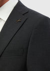 Antrasit Çizgili Thin&taller Slim Fit %100 Yün Takım Elbise
