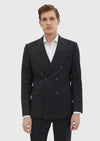 Antrasit Düz Zeroweight Slim Fit %100 Yün Takım Elbise