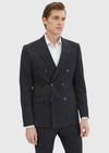 Antrasit Düz Zeroweight Slim Fit %100 Yün Takım Elbise