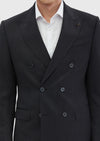 Antrasit Düz Zeroweight Slim Fit %100 Yün Takım Elbise