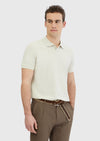 Taş Düz Polo Yaka %100 Pamuk T-Shirt