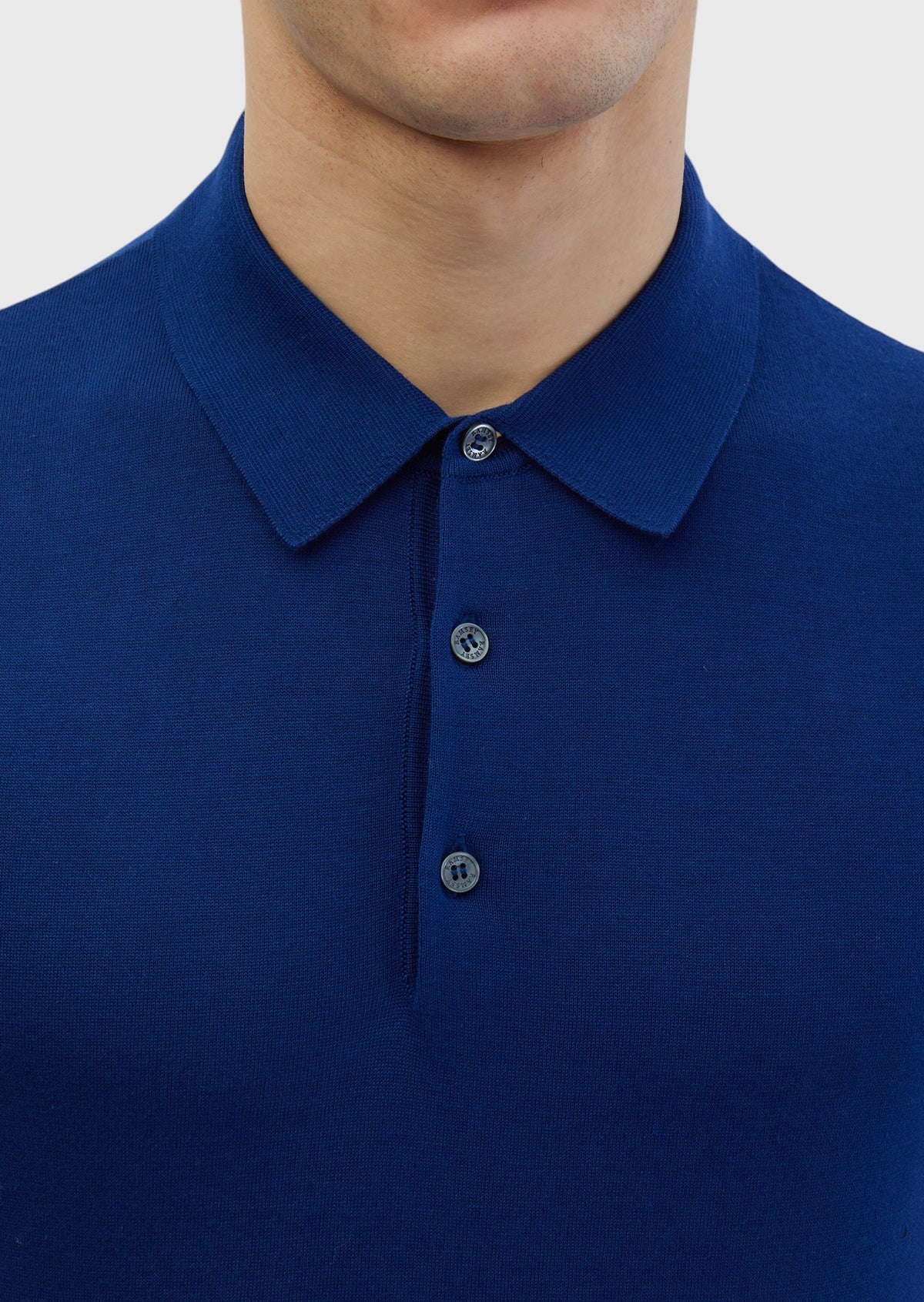 Saks Polo Yaka %100 Pamuk Triko