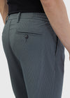 Haki Çizgili Dokuma Jogging Fit Casual Pantolon