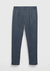 Haki Çizgili Dokuma Jogging Fit Casual Pantolon