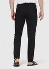 Siyah Düz Örme Slim Fit Casual Pantolon