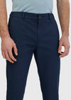 Lacivert Düz Dokuma Jogging Fit Casual Pamuk Karışımlı Pantolon