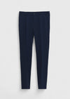 Lacivert Düz Dokuma Jogging Fit Casual Pantolon