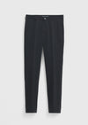 Koyu Gri Düz Dokuma Jogging Fit Casual Pantolon