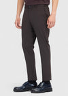 Kahverengi Düz Örme Jogging Fit Casual Pantolon