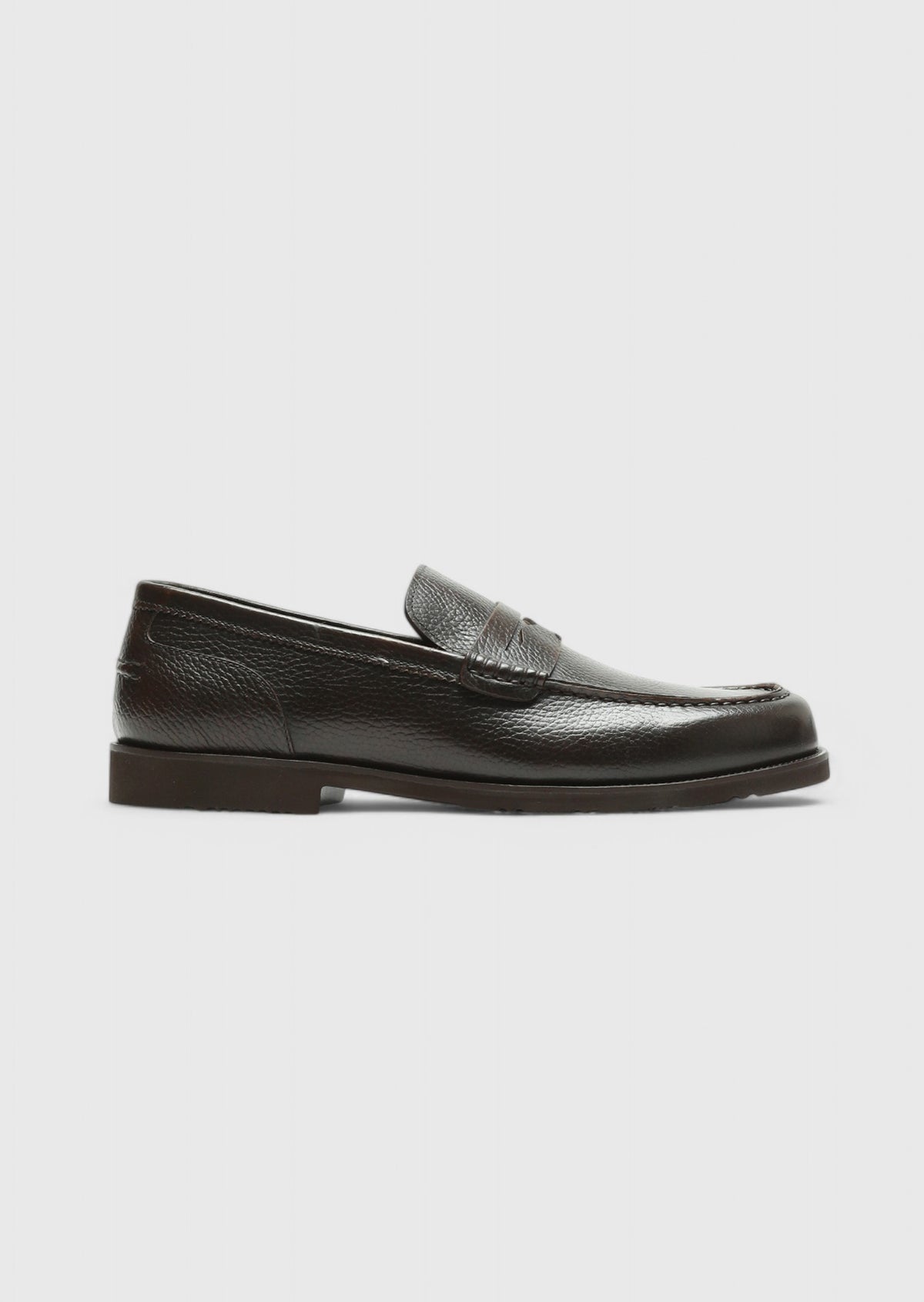 Kahverengi Deri Casual Loafer