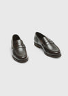 Kahverengi Deri Casual Loafer