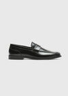Siyah Deri Klasik Loafer