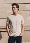 Taş Düz Bisiklet Yaka T-Shirt