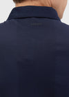 Lacivert Jakarlı Polo Yaka %100 Pamuk T-Shirt