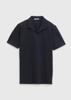 Lacivert Jakarlı Polo Yaka %100 Pamuk T-Shirt