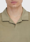 Vizon Jakarlı Polo Yaka %100 Pamuk T-Shirt