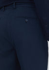 Lacivert Düz Dokuma Regular Fit Casual Pamuk Karışımlı Pantolon