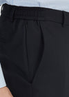 Siyah Mikro Modern Fit Yün Karışımlı Takım Elbise