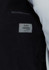 Siyah Düz Shirt Shoulder Slim Fit Pamuk Karışımlı Örme Ceket