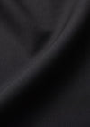 Siyah Düz Modern Fit Yün Karışımlı Takım Elbise