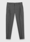 Haki Düz Kumaş Regular Fit Casual Pantolon