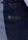İndigo Düz Zeroweight Slim Fit %100 Yün Takım Elbise