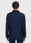 Lacivert Düz Shirt Shoulder Slim Fit %100 Yün Ceket