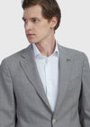 Vizon Kareli Zeroweight Slim Fit %100 Yün Takım Elbise