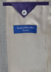 Vizon Kareli Zeroweight Slim Fit %100 Yün Takım Elbise