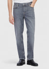 Gri Düz Regular Fit Denim %100 Pamuk Pantolon