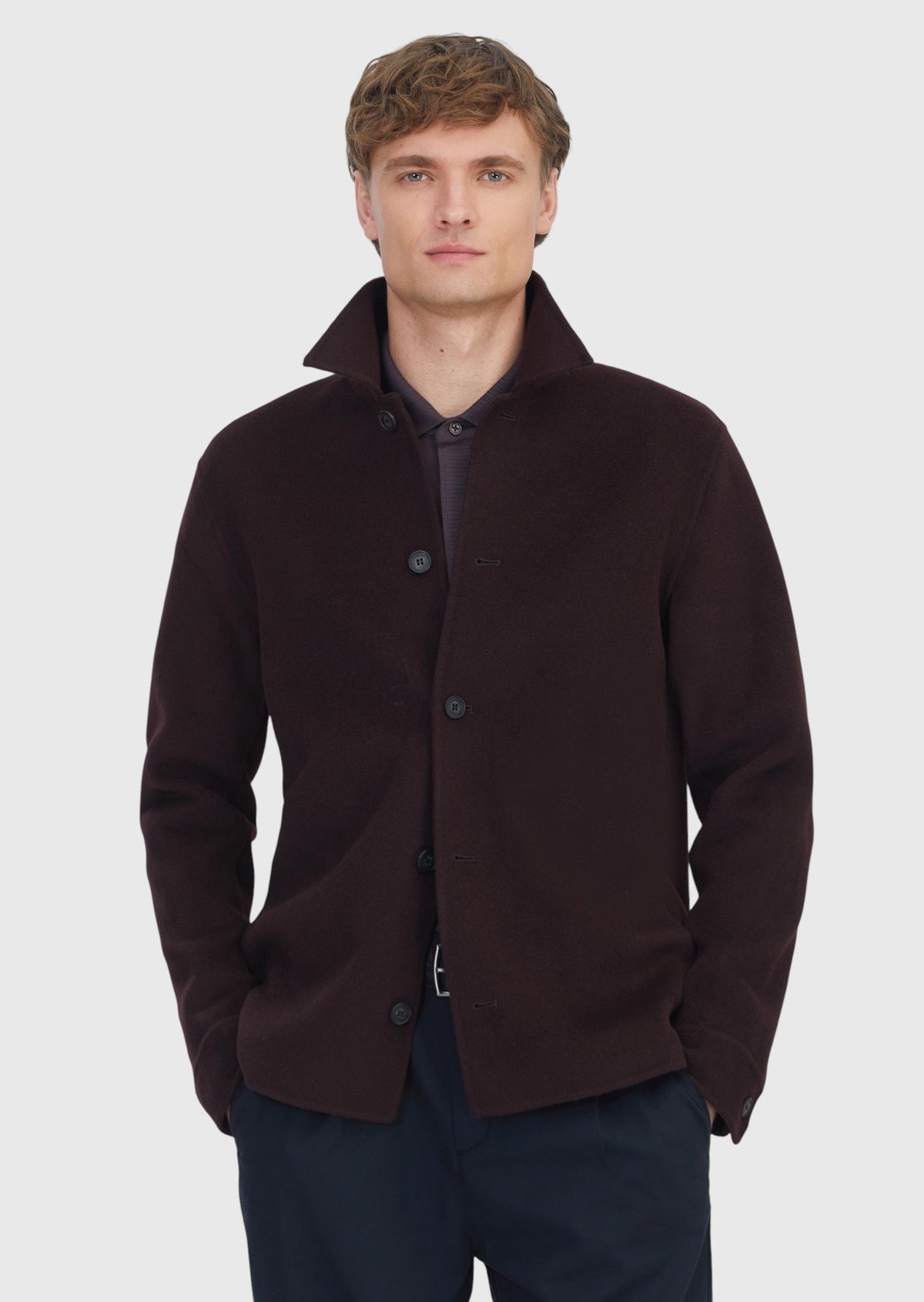 Damson Color Overshirt
