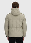 Kum Regular Fit Kapüşonlu Casual Dokuma Mont