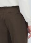 Haki Düz Dokuma Jogging Fit Casual Pamuk Karışımlı Pantolon