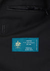 Siyah Shirt Shoulder Slim Fit %100 Yün Ceket