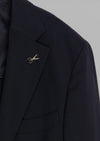 Siyah Shirt Shoulder Slim Fit %100 Yün Ceket