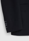 Siyah Shirt Shoulder Slim Fit %100 Yün Ceket