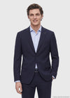 Lacivert Düz Modern Fit %100 Yün Takım Elbise