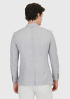 Açık Gri Düz Zeroweight Slim Fit %100 Yün Ceket