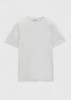 Bej Düz Bisiklet Yaka %100 Pamuk T-Shirt