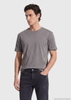 Gri Düz T-Shirt
