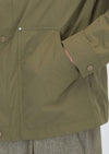 Haki Regular Fit Gizli Kapüşon Casual Teknik Mont