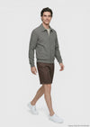Haki Regular Fit Gömlek Yaka Casual Teknik Mont