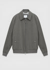 Haki Regular Fit Gömlek Yaka Casual Teknik Mont