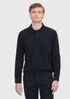 Siyah Düz Polo Yaka %100 Pamuk T-Shirt
